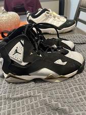 Jordan True Flight BG 'Black Youths Classic Basketball Sneaker 343795-032 7Y