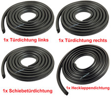 FÜR PEUGEOT BOXER 2007-2017 2x TÜRDICHTUNG 1x SCHIEBETÜR 1x HECKKLAPPENDICHTUNG