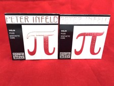 100 Authentic 2 x Thomastik Peter Infeld Violin String Set 4/4 Platinum E