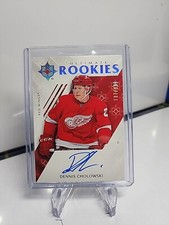 2018-19 Ultimate Collection Dennis Cholowski Rookie Auto Card /299 Red Wings. rookie card picture