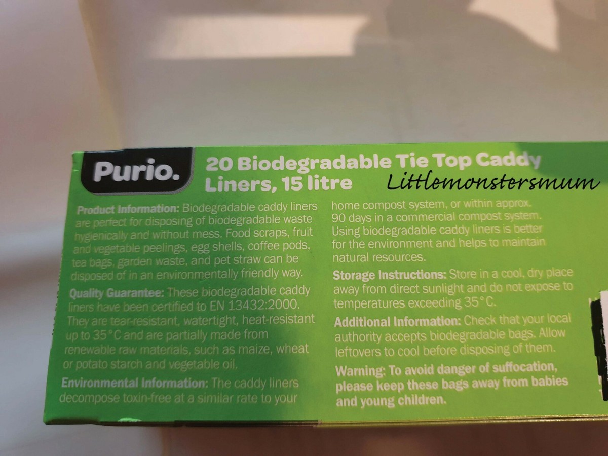 rinse Usually equator 15l biodegradable bin bags bubble Sincerely