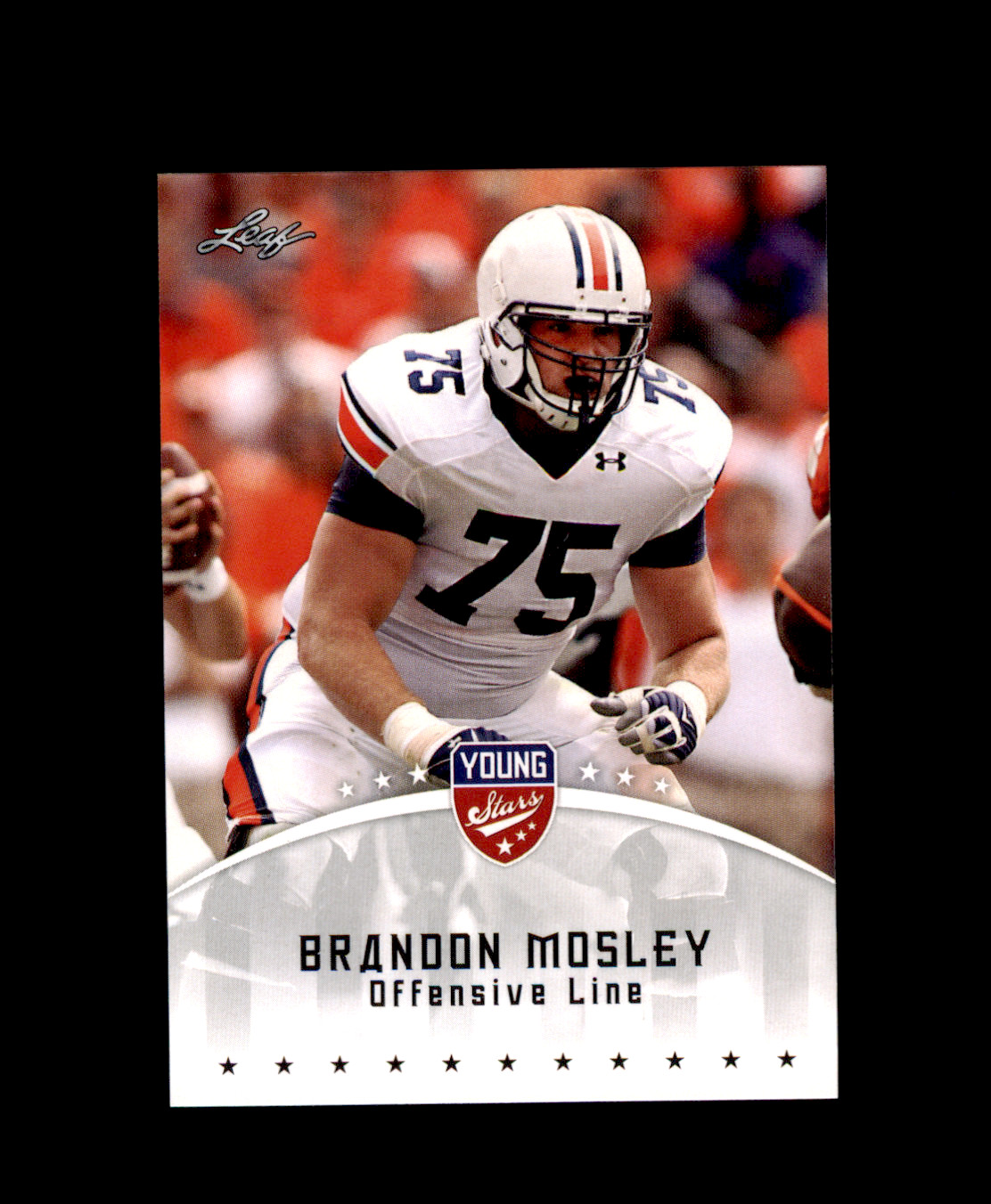 Brandon Mosley Leaf Young Stars #12 Base