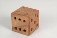 Knobel WüRfel Mit Inhalt Irrgarten Holz Puzzle Knobel Iq-Spiel