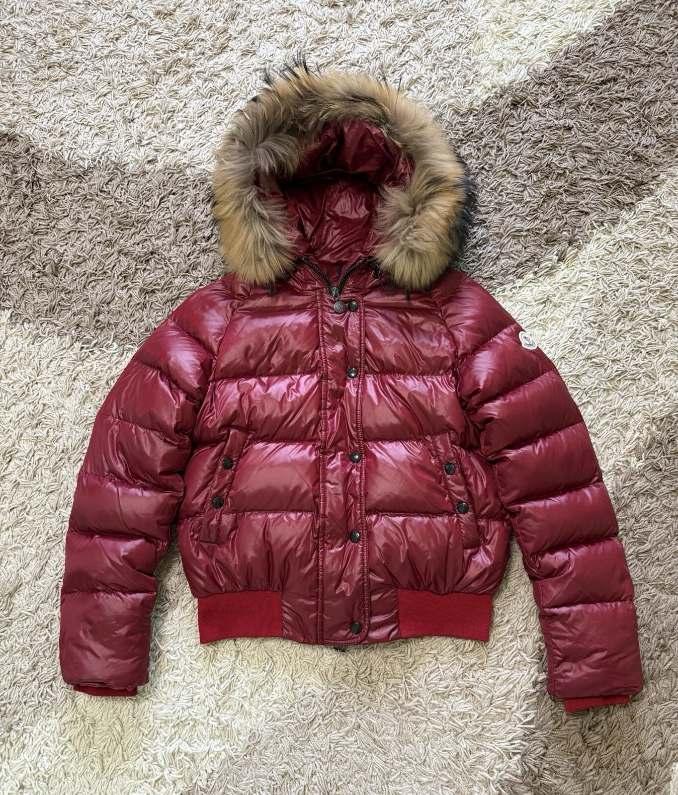 Moncler piumino alpino con cappuccio taglia 3