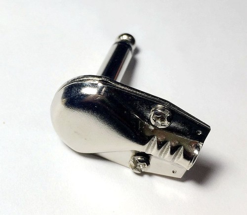 6.5mm Right Angle Jack Socket Mono Plug CR for AMP Audio Cord Wire Line Cable - Picture 3 of 3