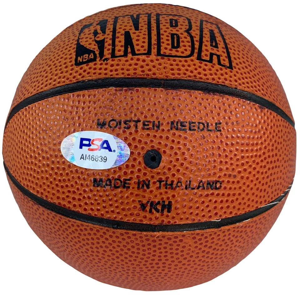 Allen Iverson autograph signed authentic mini basketball Philadelphia 76ers PSA - Image 2 of 3
