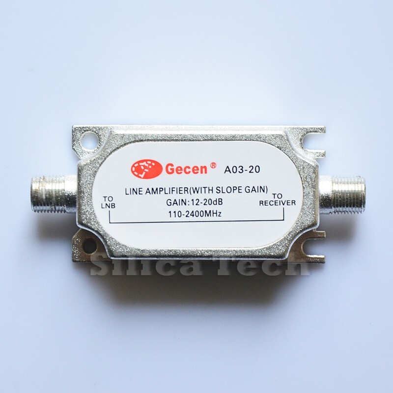 Gecen SATELLITE DISH SIGNAL INLINE AMPLIFIER BOOSTER