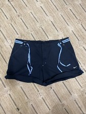 Nike Woman Board Shorts Large Navy Blue Drawstring