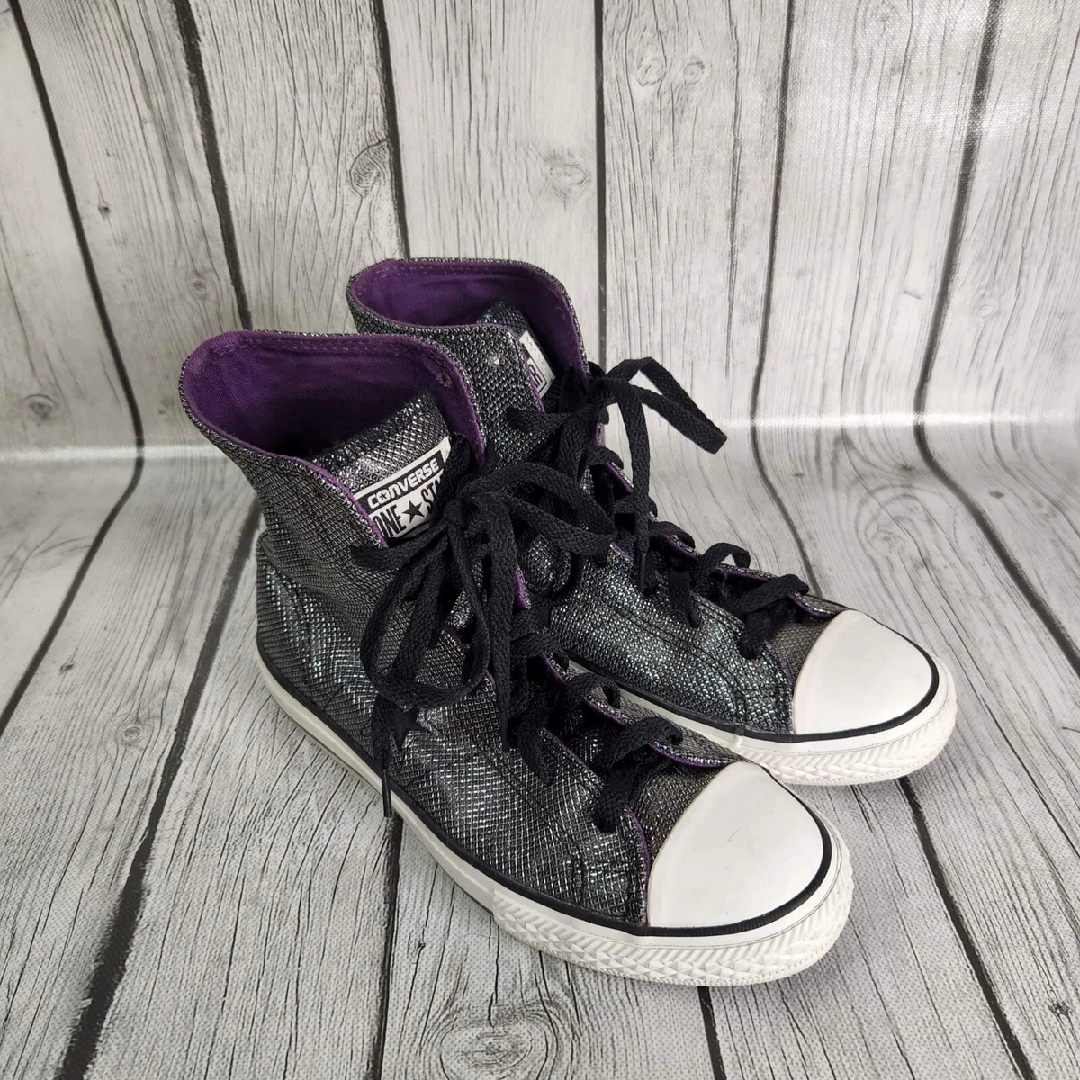 Converse one star black shop high tops