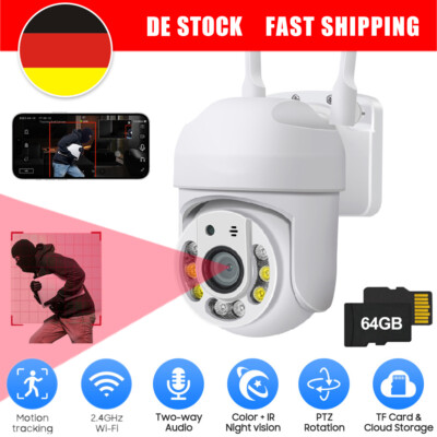 Ycc365plus FUNK WLAN WIFI IP CAMERA NETZWERK Outdoor AUßEN ÜBERWACHUNGSKAMERA DE