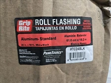 *GripRite Roll Flashing 24"x50ft BLACK