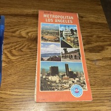 Map: AAA Socal, Guide to Metropolitan Los Angeles  1981