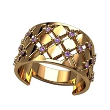 5 pcs Ladies' ring Wax patterns for lost wax casting jewelry/injection wax_20474