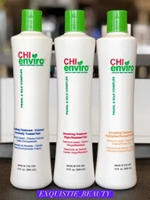 Chi Enviro Smoothing treatment highlight, colored, virgin, Shampoo, You choose. 