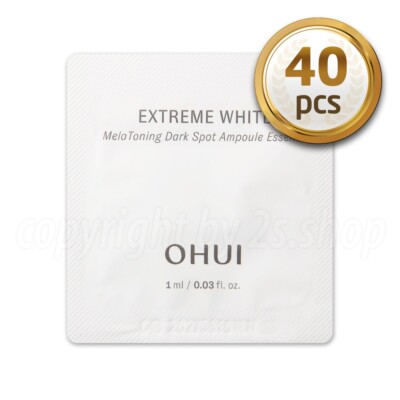 O HUI Extreme White Melatoning Dark Spot  Ampoule Essence 1ml x 40pcs OHUI