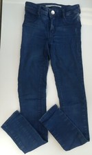 Zara 160/58A Fille : Pantalon En Jeans Bleu Vêtement enfant très mince et grand 