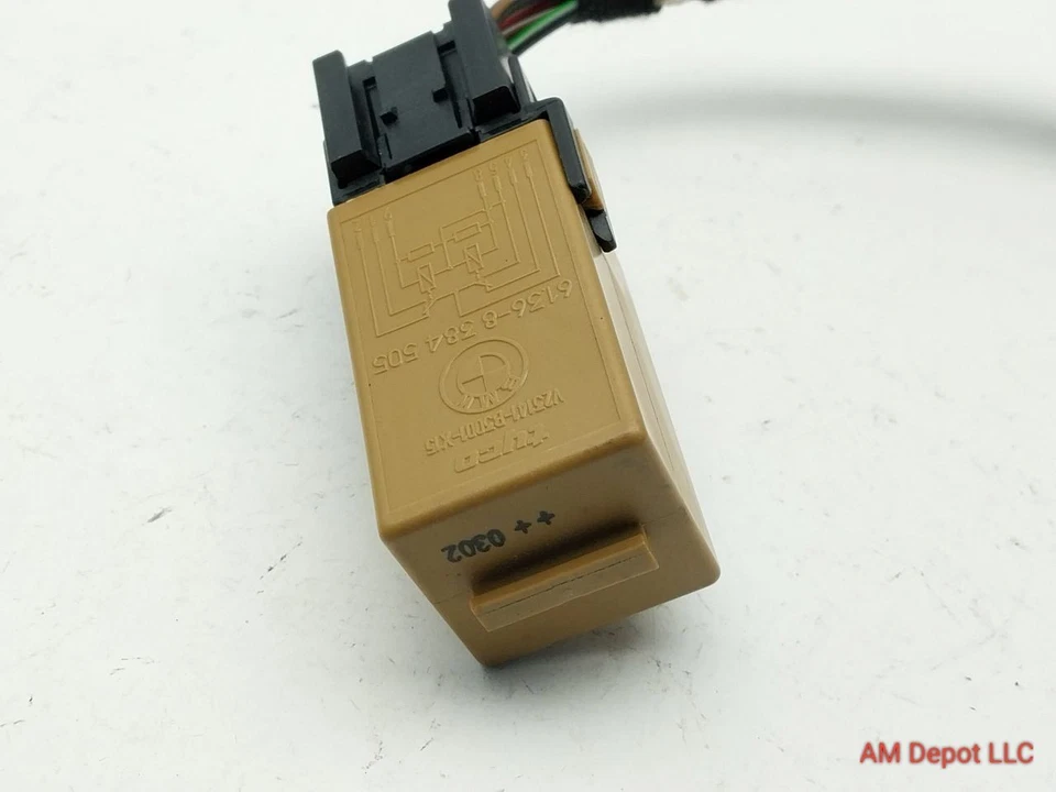 2002 BMW 330ci 325ci 325i 330i E46 relé duplo verde marrom com conector pigtail - Imagem 4 de 4