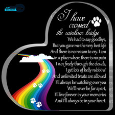 Pet Memorial Gifts Sympathy Gift for Loss of Dog Cat Pet Memorial Acrylic