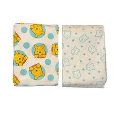 Baby Winnie The Pooh Receiving Blankets Disney Baby 30x30” New Without Tags