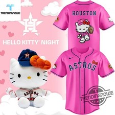 Astros Kitty Night 2025 Pink Baseball Jersey