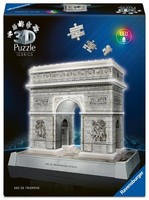3D Puzzle Iconics: Triumphbogen Paris - Mit Licht