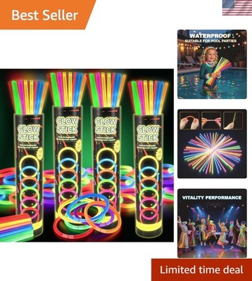 Glow Sticks Bulk 400 Pack 8'' - Glow in The Dark Party Supplies，Glow Sticks Fo...