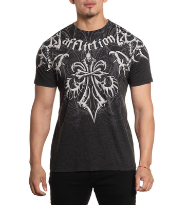 Affliction Men's T-shirt Skeleton | eBay