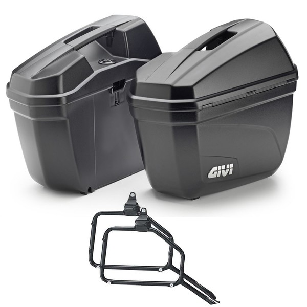 Givi E22N 22LT Schwarz Seitenkoffer TräGer FüR Kawasaki KLV 1000 2008 2009 2010-image