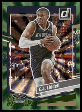 2023-24 Donruss #190 E.J. Liddell Green Laser Holo