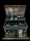Vintage Estate Costume Jewelry Lot Retro MCM Estate   Gold Silver Tone Lot