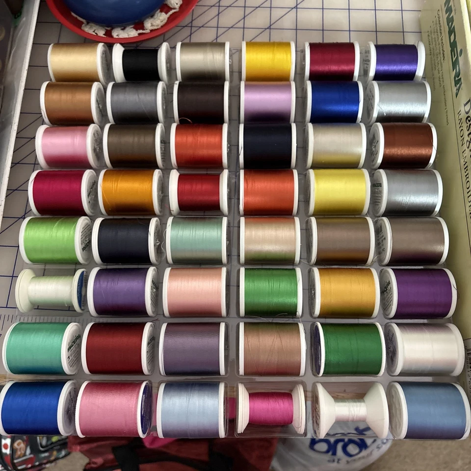 Madeira Designers Collection Rayon Embroidery Thread 100 Spools 1100 Yards Each! - Image 2 of 4
