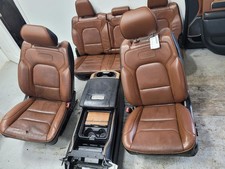 2019-2024 Ram Trucks Blackbrown Leather Front Rear Longhorn Seats Wconsole 2019-2024 Ram Trucks Blackbrown Leather Front Rear Longhorn Seats Wconsole