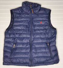 Polo Ralph Lauren Men's Navy Water Repellent Packable Performance Puffer Vest