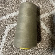 Tex 60,   Perma  Core Industrial  Sewing Thread 6000 Yards. Kasha Beige