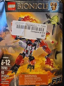 100% Complete & Retired Lego Bionicle Protector of Fire (70783) NEW SEALED 