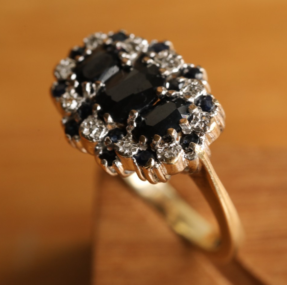 Sapphire & Diamond Ring