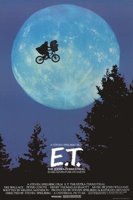 E.T. The Extra-Terrestrial 24x36'' Movie Poster | LICENSED | NEW | 1982