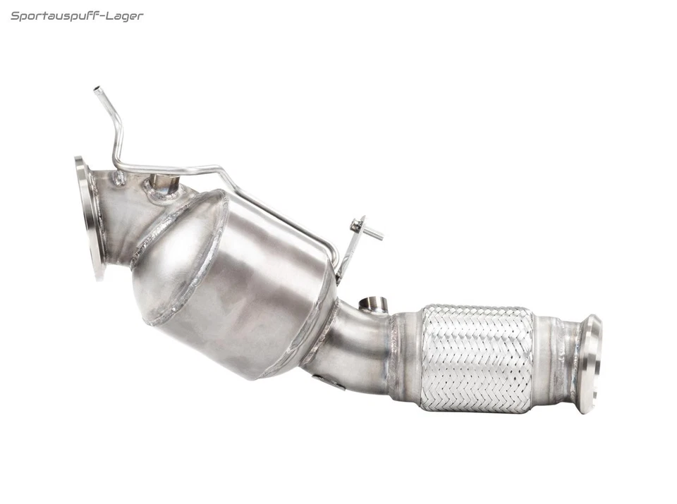 HJS Edelstahl Frontpipe mit Kat BMW 3er G20 G21 330i (ab 11/2020) B48 - Bild 3 von 4