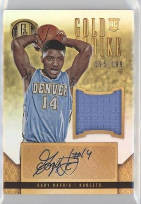2014-15 Panini Gold Standard Strike 195/199 Gary Harris #31 Rookie Auto RC 0o0