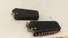 1 Paar Siemens Messerleiste / Federleiste 30pol., Metallgehäuse, Kodierstift