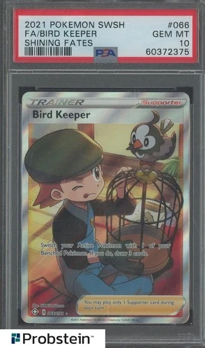 2021 Pokemon SWSH Shining Fates #06 FA/Bird Keeper PSA 10 GEM MINT