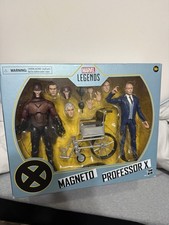 Marvel Legends Magneto & Professor X Action Figure Collection Boxed w Accessori