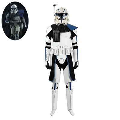 Captain Rex Costume Star Wars: The Clone Wars outfit Cosplay Suit