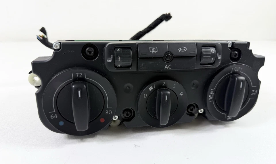 Interruptor de control de temperatura climatizador calefacción aire acondicionado Volkswagen Jetta 2005-2009 OEM Foto 3 de 4