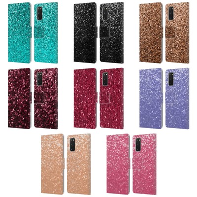 OFFICIAL PLDESIGN SPARKLE PRINTS LEATHER BOOK WALLET CASE FOR SAMSUNG PHONES 1
