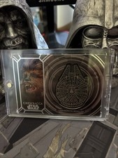 Topps Star Wars 40th Anniversary Chewbacca Millennium Falcon Medallion Card MMC5