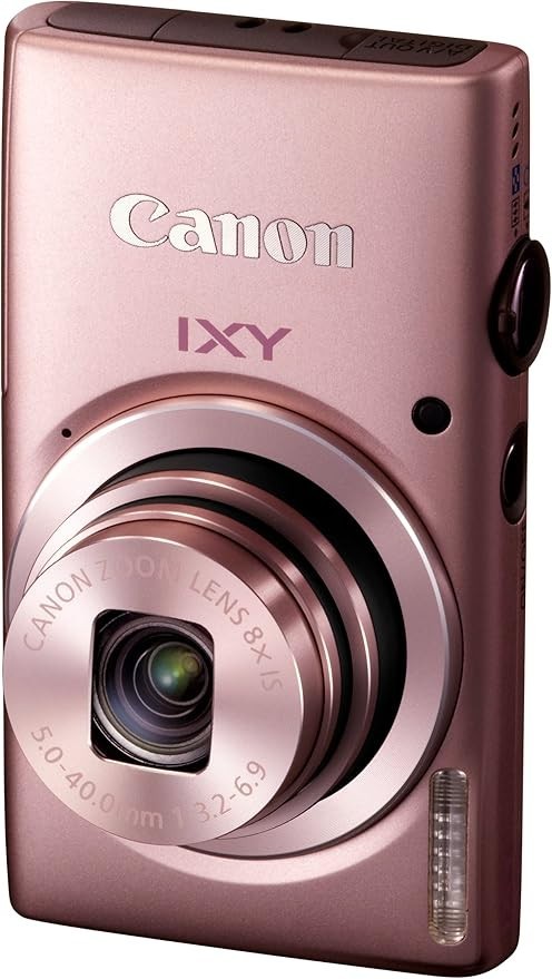 Canon IXY 100F Pink Compact Digital Camera 16.0MP 8x Zoom Tested Japan Used