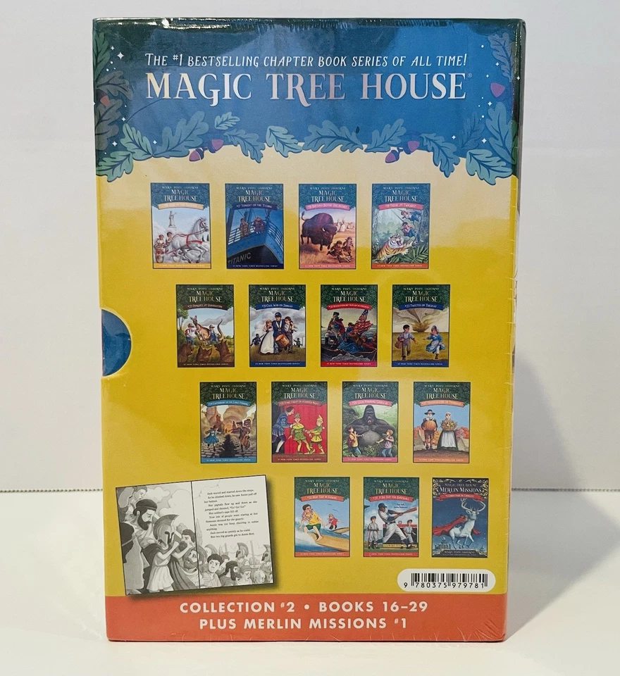 Magic Tree House Collection #2 Set Books 16-29 Plus Merlin Mission #1 - Sealed - Image 4 of 4