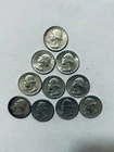 1964 Uncirculated Washington Quarters  5 With Mint Mark. 10 Coin Lot.