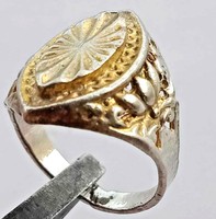 EXTREMELY RARE ANCIENT ROMAN SILVERED RING X LEGIO RING RARE ARTIFACT 